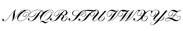 KuenstlerScriptLTStd-Black Font UPPERCASE