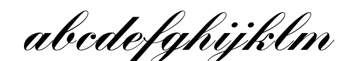 KuenstlerScriptLTStd-Black Font LOWERCASE