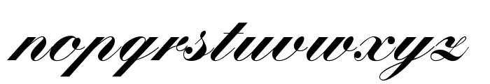 KuenstlerScriptLTStd-Black Font LOWERCASE