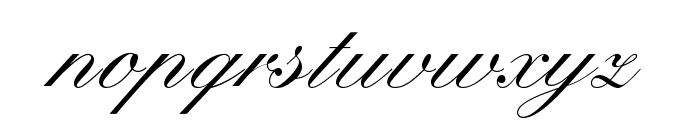 KuenstlerScriptLTStd-Medium Font LOWERCASE