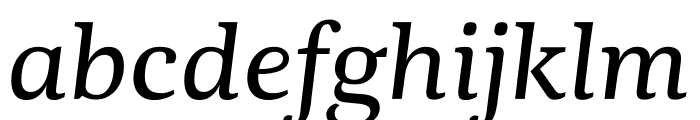 Kunstuff Italic Font LOWERCASE