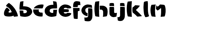 Kuba Applique Regular Font LOWERCASE