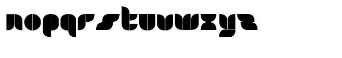 Kubrickle Stencil Font LOWERCASE