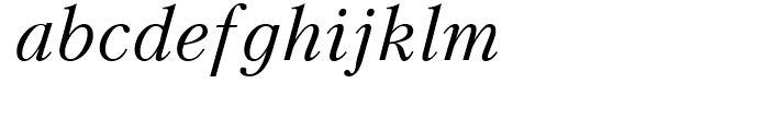 Kudryashev Italic Font LOWERCASE