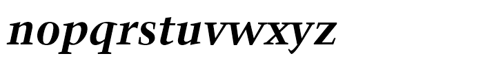 Kuenstler 480 BT Bold Italic Font LOWERCASE