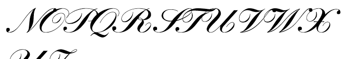 Kuenstler Script Black Font UPPERCASE
