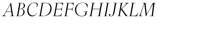 Kumlien Italic Font UPPERCASE