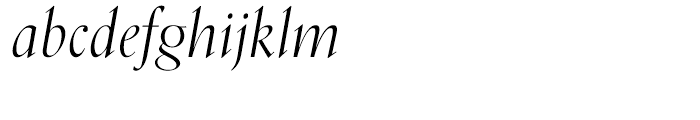 Kumlien Italic Font LOWERCASE
