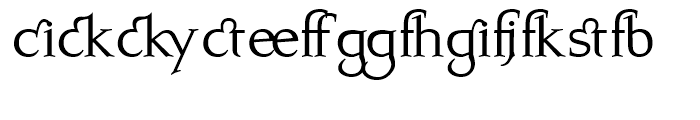 Kurosawa Serif Expert Medium Font LOWERCASE