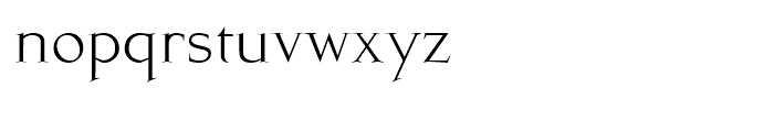 Kurosawa Serif Normal Font LOWERCASE