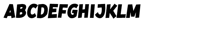 Kurri Island Caps Italic Black Font LOWERCASE