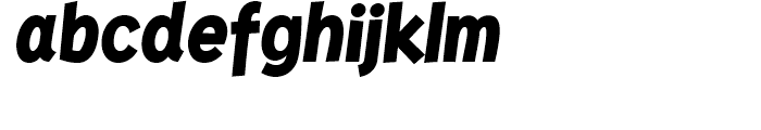 Kurri Island Italic Bold Font LOWERCASE