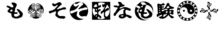 Kurusu Regular Font OTHER CHARS
