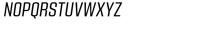 Kuunari Regular Condensed Italic Font UPPERCASE