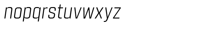 Kuunari Rounded Light Italic Font LOWERCASE