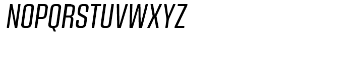 Kuunari Rounded Regular Compressed Italic Font UPPERCASE