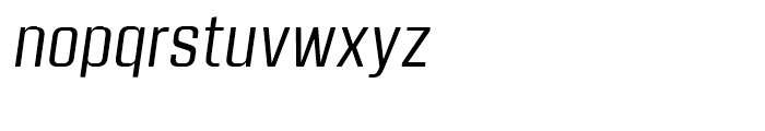 Kuunari Rounded Regular Italic Font LOWERCASE