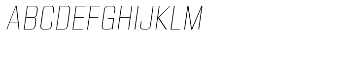 Kuunari Rounded Thin Italic Font UPPERCASE