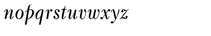 Kuzanyan Italic Font LOWERCASE