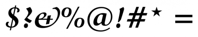 Kuenstler 480 Bold Italic Font OTHER CHARS