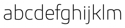 Kuro Light Font LOWERCASE