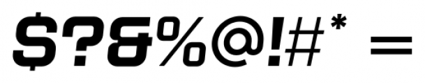 Kursk 105 Medium Oblique Font OTHER CHARS