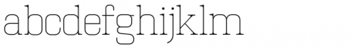 Kubera Serif Extra Light Font LOWERCASE