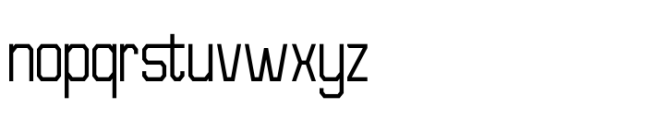 Kubicore Regular Font LOWERCASE