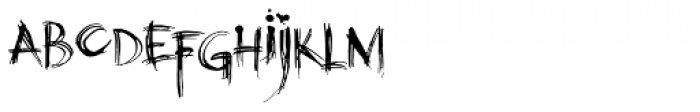 Kubikajiri Font LOWERCASE