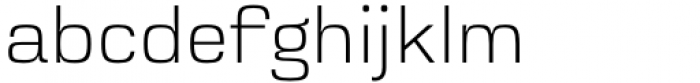 Kubo Sans Extra Light Font LOWERCASE