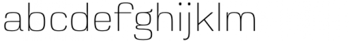 Kubo Sans Thin Font LOWERCASE