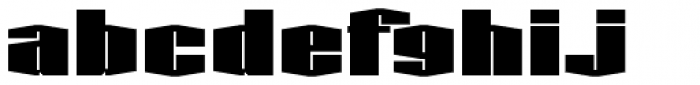 Kubrick Black Font LOWERCASE
