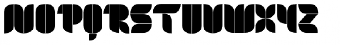 Kubrickle Stencil Font UPPERCASE