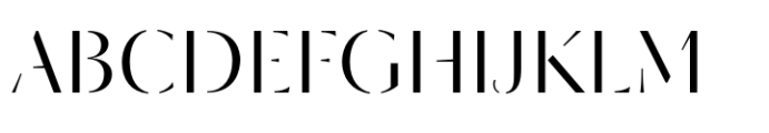Kudry Stencil Text Font UPPERCASE