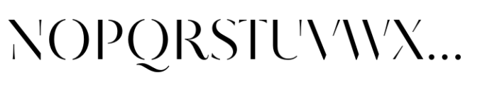 Kudry Stencil Text Font UPPERCASE