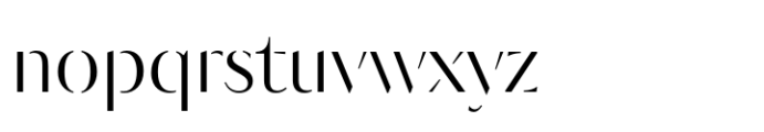 Kudry Stencil Text Font LOWERCASE