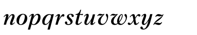 Kudryashev Semibold Italic Font LOWERCASE