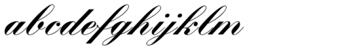 Kuenstler Script LT Std Black Font LOWERCASE