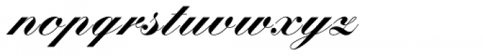 Kuenstler Script LT Std Black Font LOWERCASE