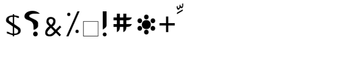 Kufi Font OTHER CHARS