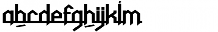 Kufwan Regular Font LOWERCASE