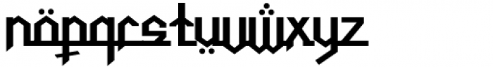 Kufwan Regular Font LOWERCASE