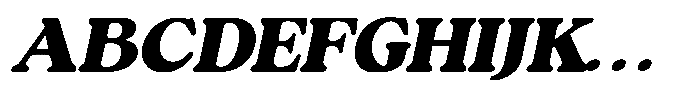 Kuillo Chunk Italic Font UPPERCASE
