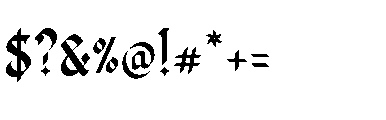 Kujang Font OTHER CHARS