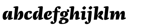 Kukulkan Extra Bold Italic Font LOWERCASE