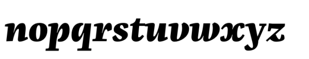 Kukulkan Extra Bold Italic Font LOWERCASE