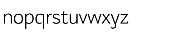 Kukulkan Sans Light Font LOWERCASE