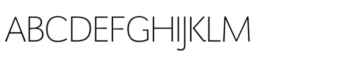 Kukulkan Sans Thin Font UPPERCASE