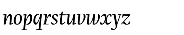 Kukulkan Thin Italic Font LOWERCASE