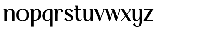 Kulderin Regular Font LOWERCASE